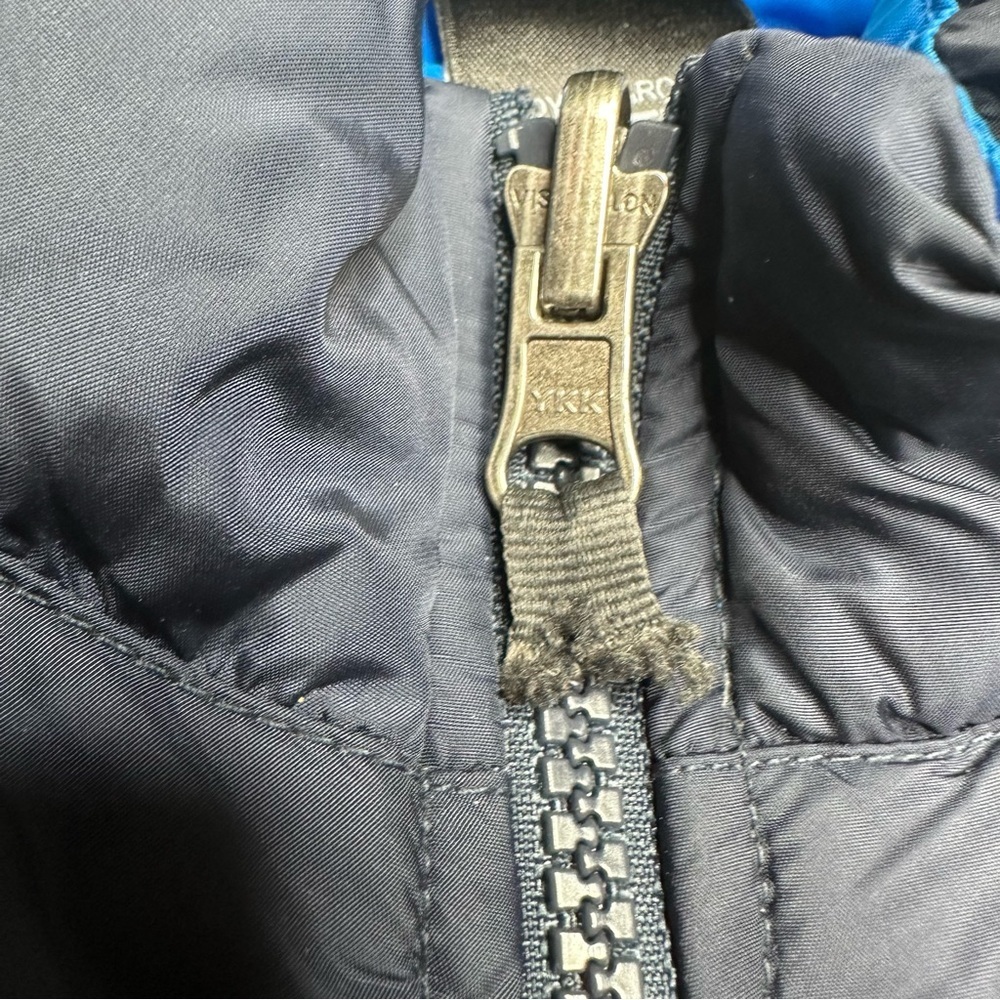 The North Face Vest Blue & Grey Zip-Up Size 6 - Picture 7 of 16